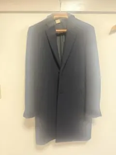 エヌハリウッド　チェスターコート　ロング丈　ウール　Sサイズ　ネイビーのサムネイル