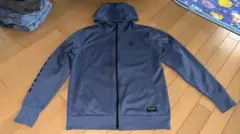 ビラボン　レディース　ジップアップ薄手パーカー 長袖　カーディガン　ブルー系