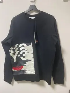 【新品未使用】Y-3 ワイスリー　内田すずめ監修　スウェットシャツブラックのサムネイル