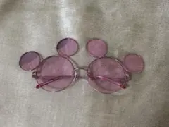 【値下げしました!!】ミッキー型 ピンク ラウンド ハート サングラス