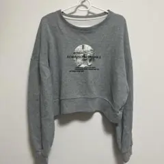 GRL スウェット 短丈 グレー