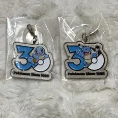 ポケモン30周年 メタルチャームマスコット ゼニガメ カメックス