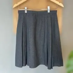 UNTITLED グレー プリーツスカート M