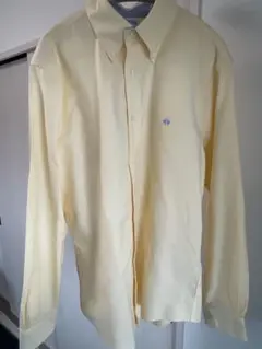 Brooks Brothers シャツ M REGENT イエロー ノンアイロン