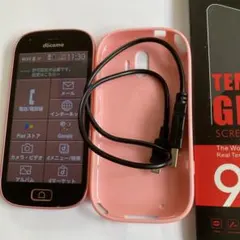 docomo F-03K らくらくスマートフォン me ピンク 本体のサムネイル