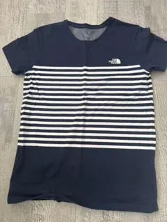 THE NORTH FACE ボーダー 半袖 Tシャツ ネイビー