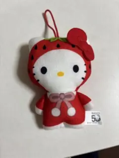 ハローキティ 50周年 いちご マスコット