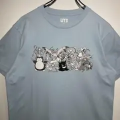 ポケモン　Tシャツ　サイズM　ユニクロ　デカロゴ　モンスター　両面　希少　古着