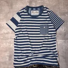 00s border striped y2k fade tshirtのサムネイル