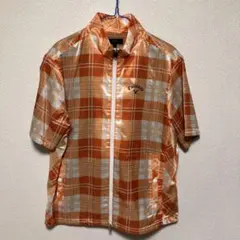 極美品 キャロウェイ フルジップ 半袖ジャケット メンズL