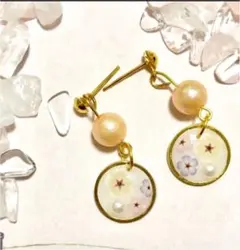 お花ミルキーピアス(レストローズ、リズリサ、ロディスポット)