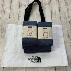 究極フェイスタオル 超吸水 6枚 ネイビー ノースフェイス トートバッグL