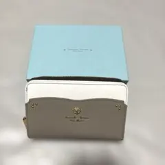 Samantha Thavasa 二つ折り財布 グレー/ホワイト