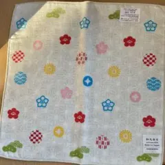 新品 濱文様 和たおる ハンカチ 和柄
