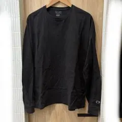 Championチャンピオン ワンポイント刺繍無地 ロンT カットソー古着屋購入