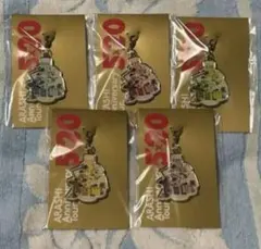 【ライブ会場限定】嵐 5×20会場限定チャーム第2弾　5色5点セット