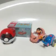 ドリームトミカ ノンタン ライドオン ピカチュウ クレしん タイムメカブトン