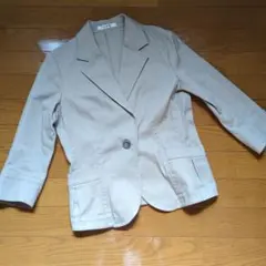 SPB ベージュ シングルボタンジャケット Mサイズ