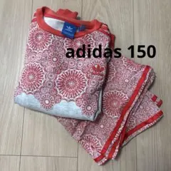 adidas 花柄長袖スウェットセット 150