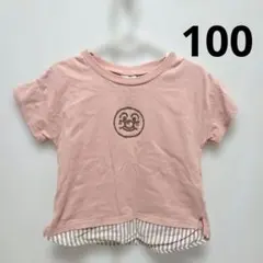 アンパンマン ピンク 半袖Tシャツ 100センチ