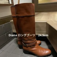 Diana ロングブーツ　ブラウン　24.5cm