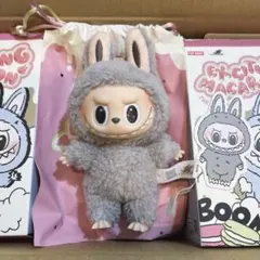 【正規品】ラブブ　グレーMONSTERS MACARON SesameBean