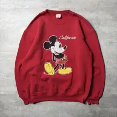 90s USA製 Velva Sheen ミッキーマウス トレーナー スウェット