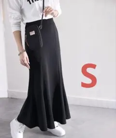 Classical Elf カットツイルマーメイドスカート ブラック