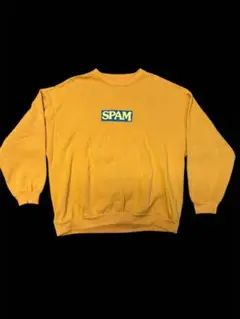 SPAM（スパム）ブランド スウェット イエロー L