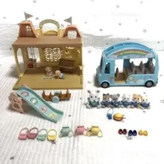 シルバニアファミリー 森のたのしいようちえん　にじいろようちえんバス