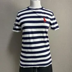 未使用級 現行タグ ポロ ラルフローレン Tシャツ 半袖 ビッグポニー ボーダー