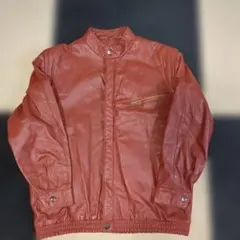 ライダースジャケット　レザー　ブラウン　レディース　ライナー付き