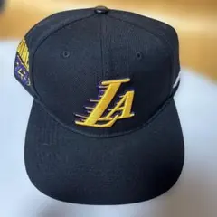 NBA】90s vintage ロサンゼルス・レイカーズ キャップ ブラック - メルカリ