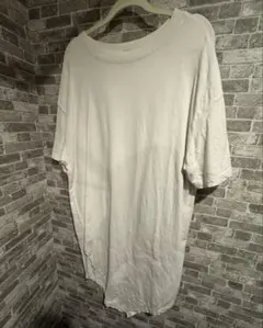 JEANASIS オーバーサイズ Tシャツ ホワイト　ロング