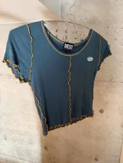 DIESEL リブカットソー Lサイズ