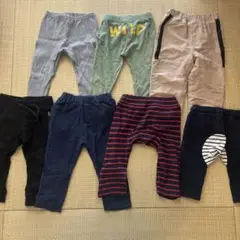 【7枚セット】子供用ボトムス パンツ ズボン 90 ベビー キッズ