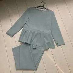 PLST ライトブルー　セットアップSサイズ