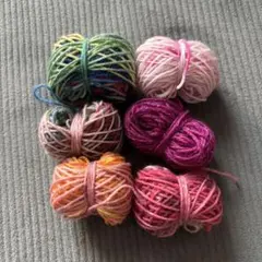 ソックヤーン　5グラム　6個