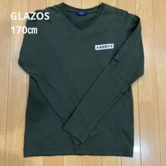 新品★GLAZOS グラソス　長袖　カットソー　Tシャツ　170 カーキ