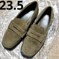 ZARA ザラ　スウェードローファー　23.5 レディース　ベージュ　美品