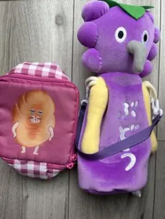 パンどろぼう　1番くじ ぶどうペットボトルホルダーと保冷ポーチ