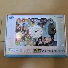 SEGA 初音ミク アクリルクロック