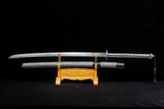 御林苗刀】繍春刀 牛尾刀 苗刀 手鍛造打 鋼刀 古兵器 武具 刀装具 両手