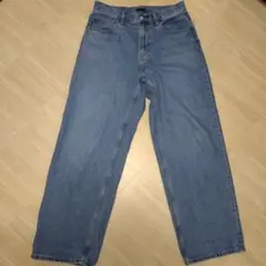 UNIQLO ワイドストレートジーンズ　メンズ　76cm　美品