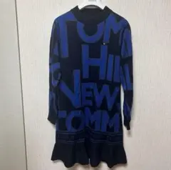 0367 TOMMY HILFIGER GOLF フレアニットワンピース