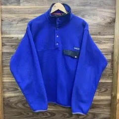中古 patagonia Synchilla Snap-T ブルー