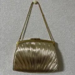 PETITSOIR 東京ソワール　ゴールド　パーティーバッグ　美品　結婚式