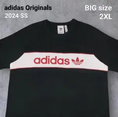希少 2XL adidas アディダス オリジナルス ロゴ プリント Tシャツ