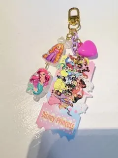 ディズニー プリンセス ジャラジャラキーホルダー