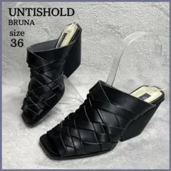 正規品 UNTISHOLD アンチショルド ミュールサンダル サイズ37 - メルカリ